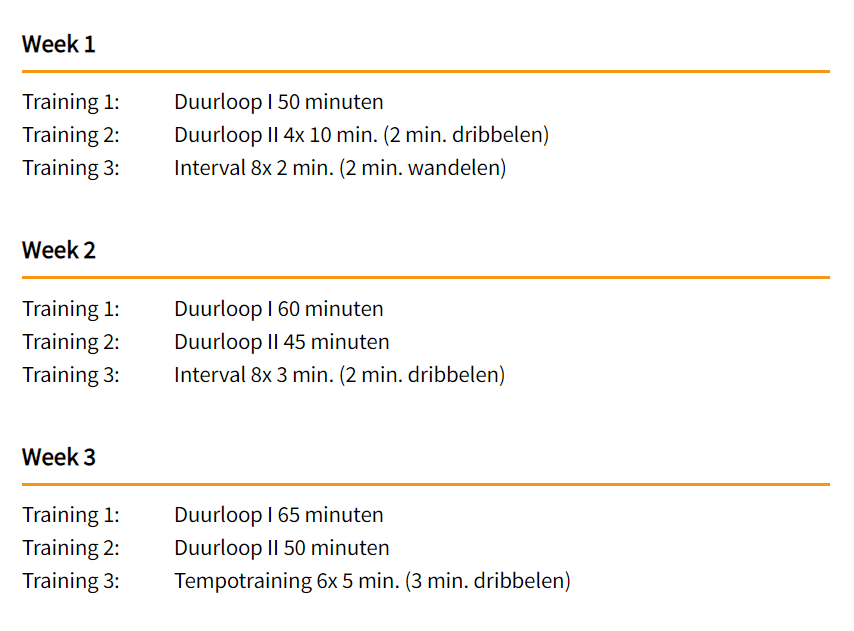 ProRun Goud - Je PR begint bij ProRun