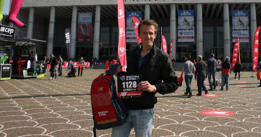 Gerben loopt even zonder getallen