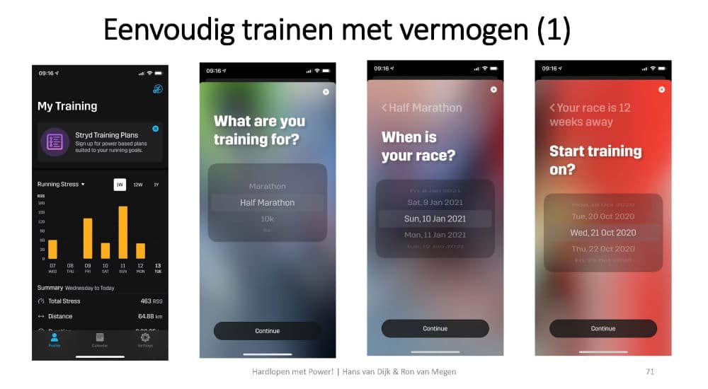 Eenvoudig trainen met vermogen met de Stryd Workout App