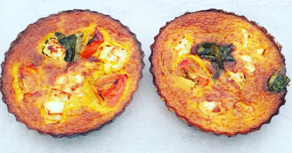 Karen’s Kitchen: Pompoen mini-quiches met spinazie, feta en cherrytomaatjes