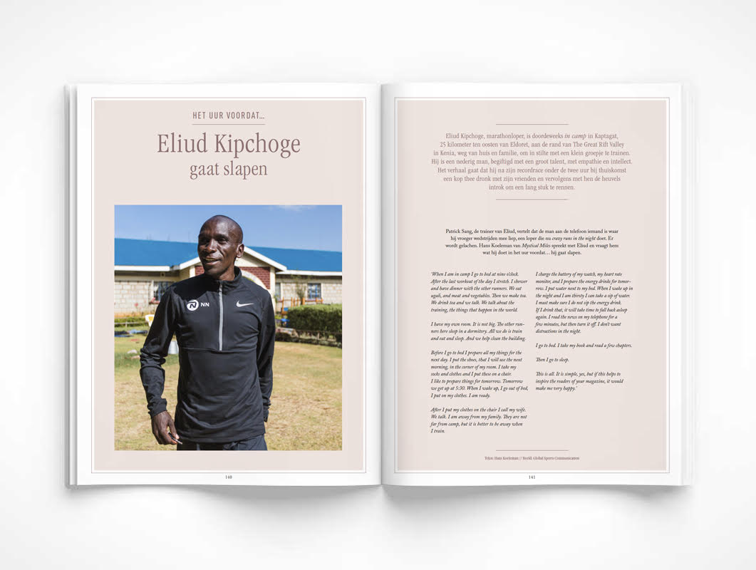 Eliud Kipchoge in Mystical Miles
