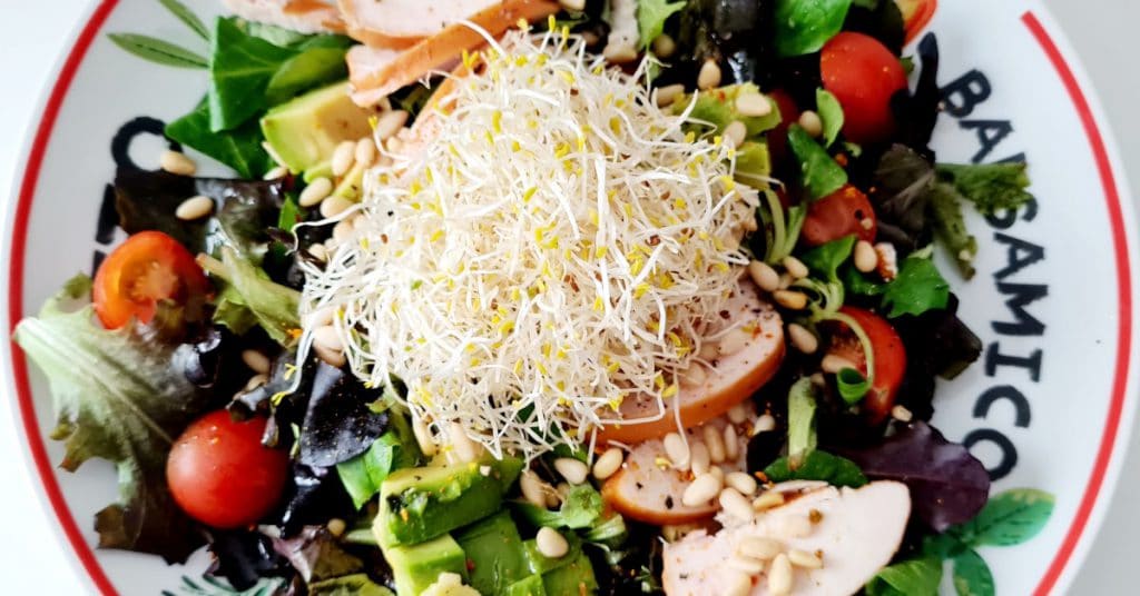 Karen’s Kitchen: salade met gerookte kip en avocado