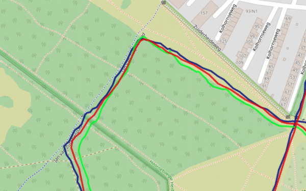 Wahoo RIVAL vs Polar Grit X vs Garmin - GPS in het bos