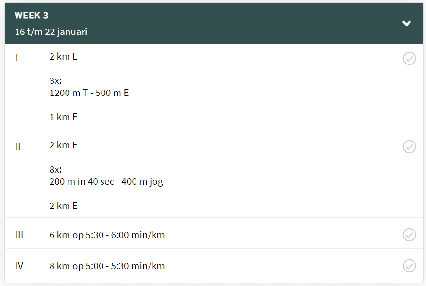 Trainingsschema voor 10 km - Je PR begint bij ProRun