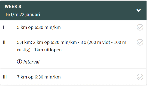 Trainingsschema voor 10 km - Je PR begint bij ProRun