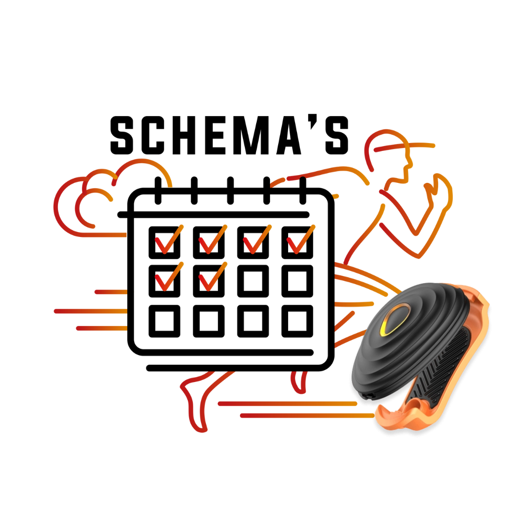 Hardloopschema op vermogen