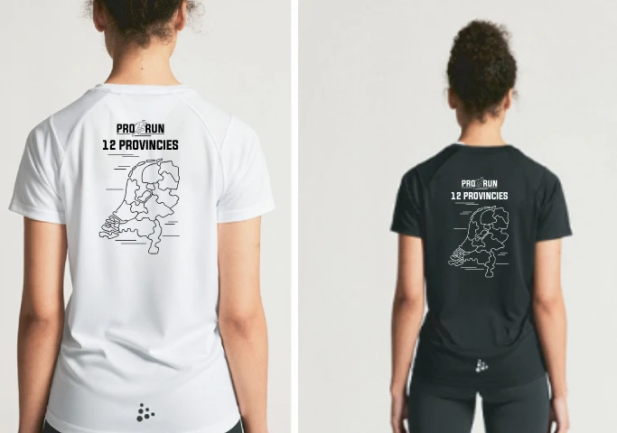 ProRun 12 Provincies hardloopshirt- achterkant